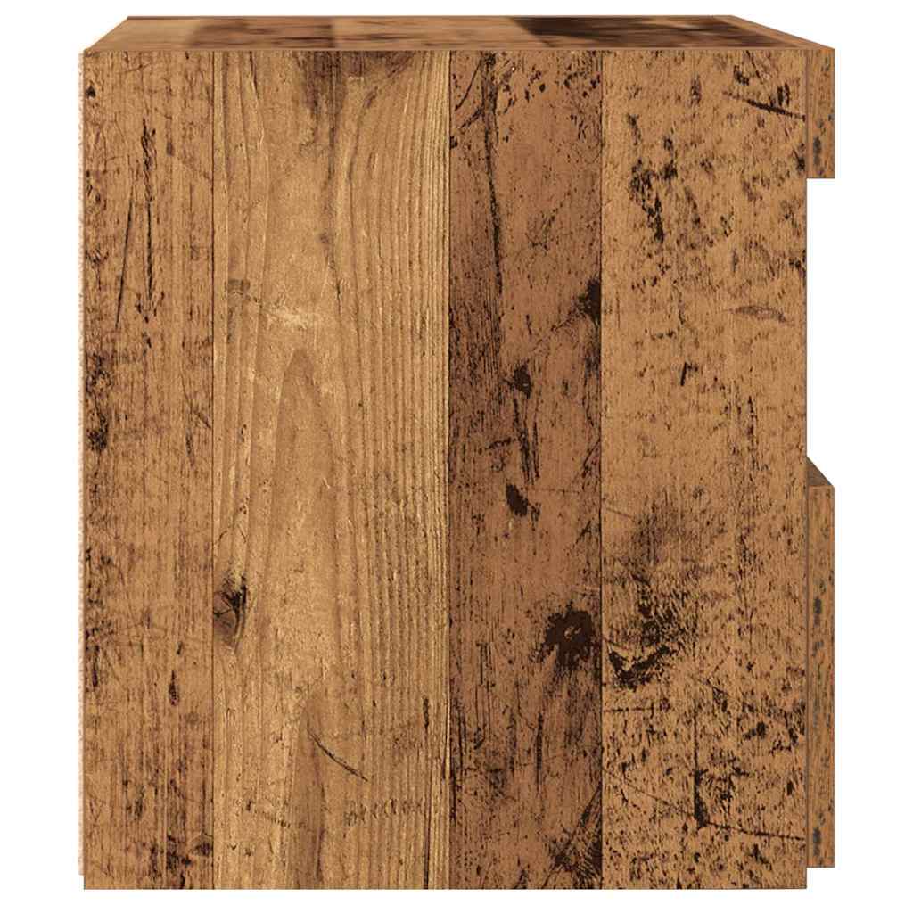 Bedside Cabinet Old Wood 50 x 40 x 45 cm Engineered Wood