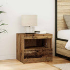 Bedside Cabinet 2 pcs Old Wood 50 x 40 x 45 cm Engineered Wood