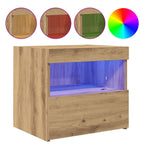 Bedside Cabinet Artisan Oak 50 x 40 x 45 cm Engineered Wood