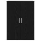 Sideboard Black Oak 60 x 31 x 84 cm Engineered Wood