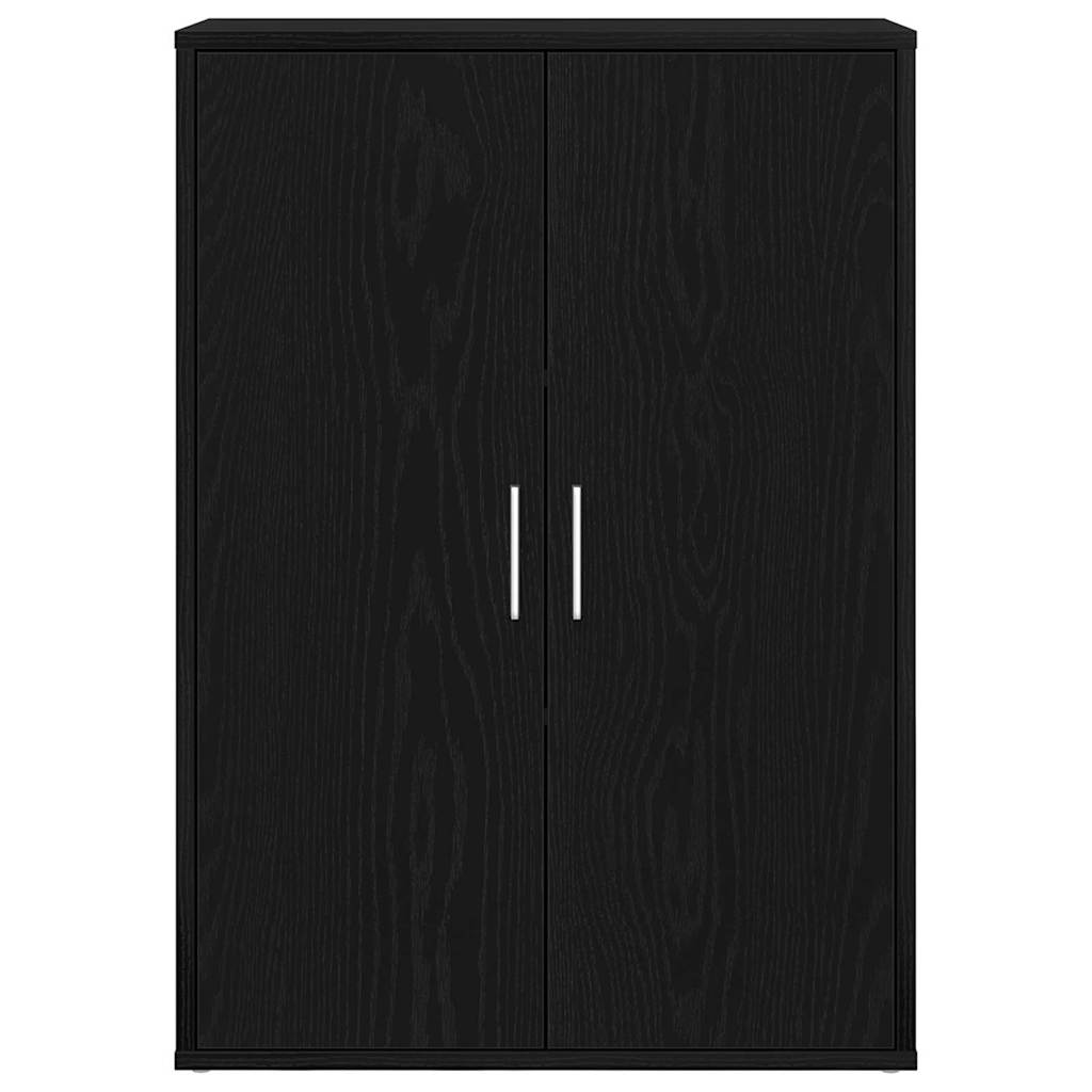 Sideboard Black Oak 60 x 31 x 84 cm Engineered Wood