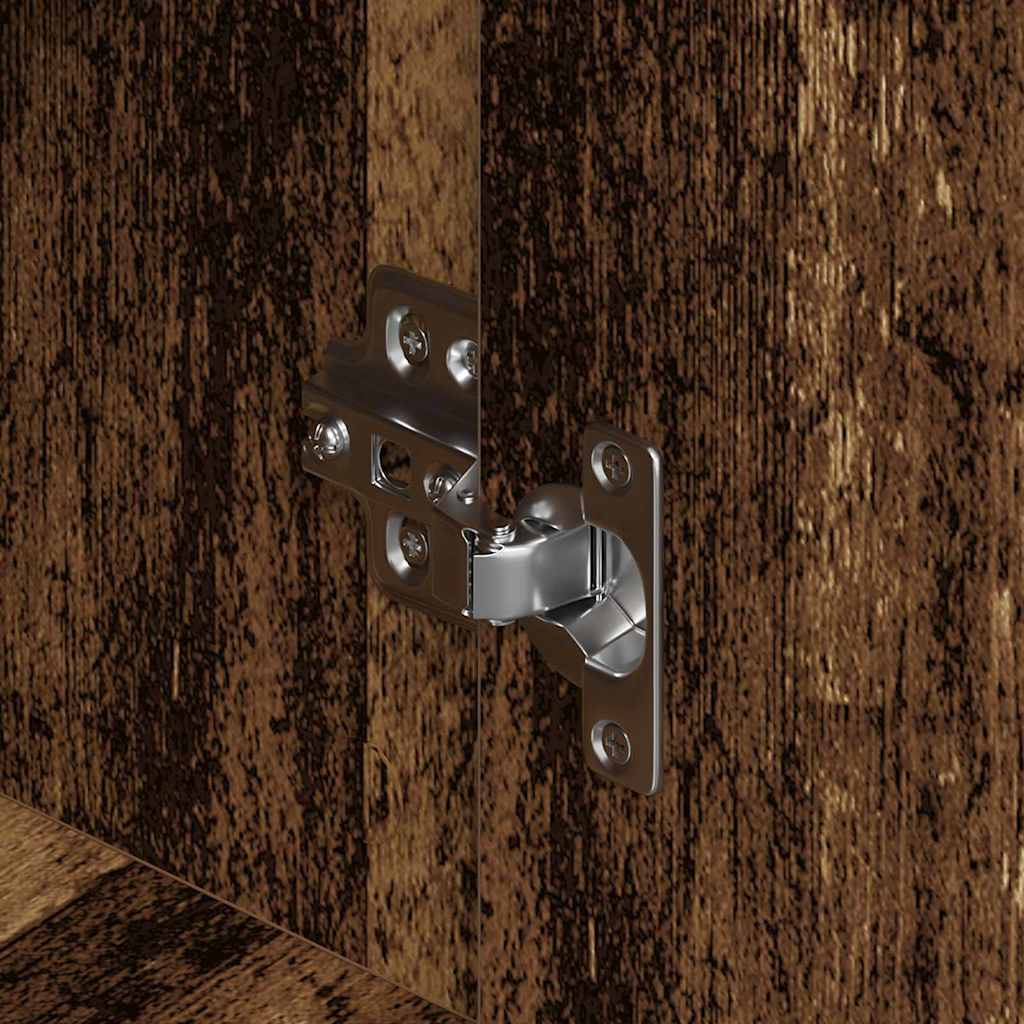 Sideboard with Drawer Old Wood 60 x 31 x 84 cm Engineered Wood