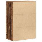 Sideboard with Drawer Old Wood 60 x 31 x 84 cm Engineered Wood