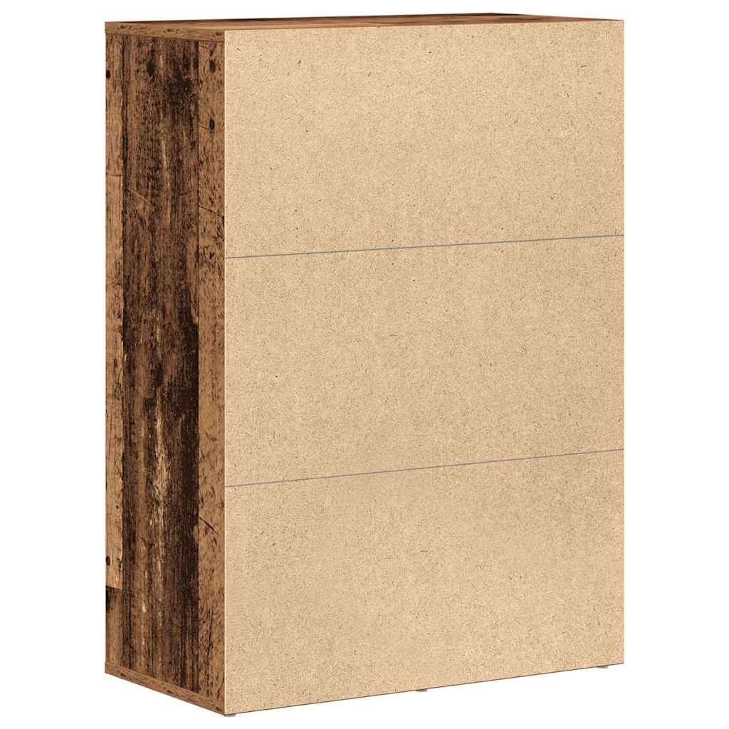 Sideboard with Drawer Old Wood 60 x 31 x 84 cm Engineered Wood