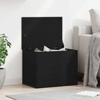 Storage Box Black oak 60 x 42 x 46 cm Engineered Wood