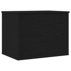 Storage Box Black oak 60 x 42 x 46 cm Engineered Wood