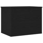 Storage Box Black oak 60 x 42 x 46 cm Engineered Wood