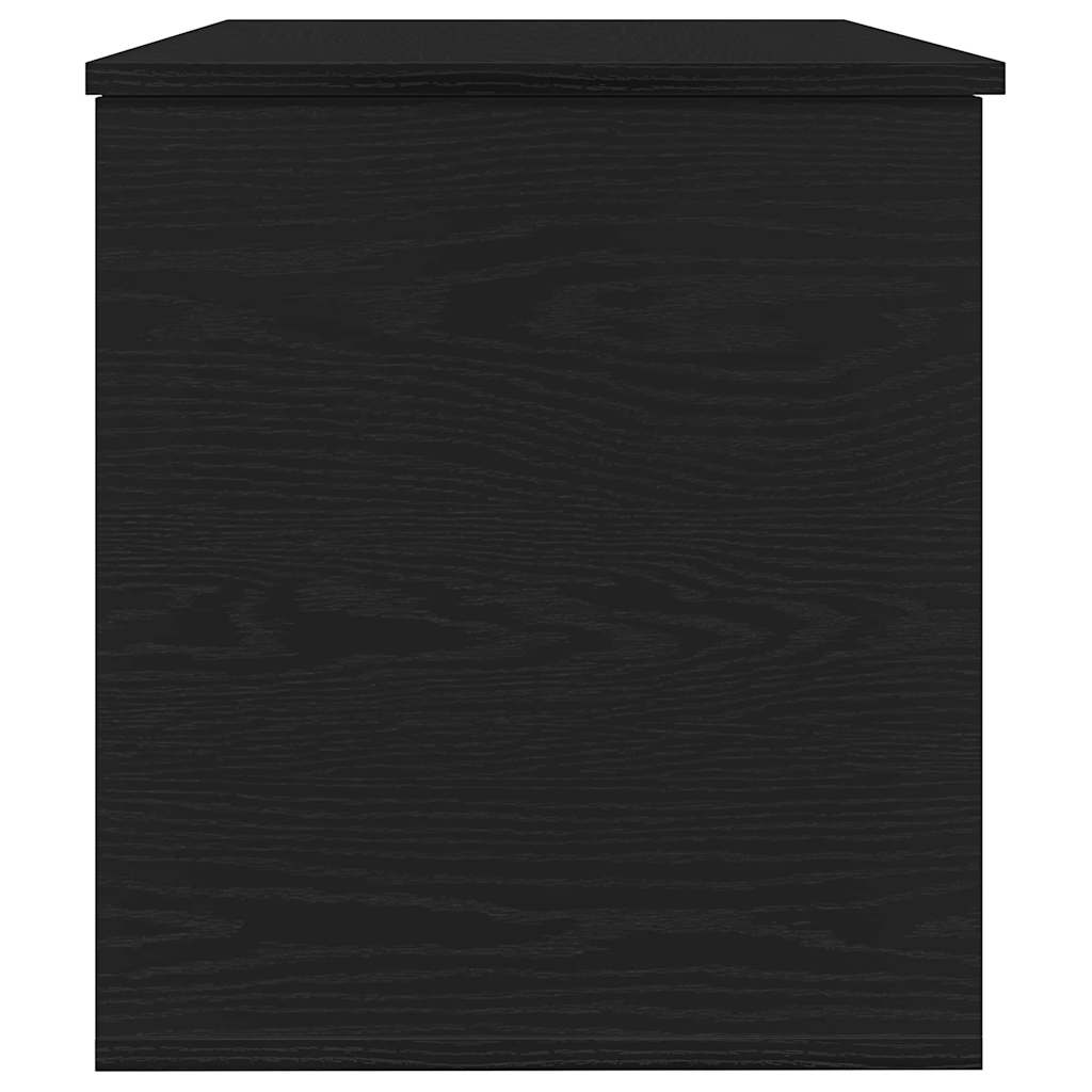 Storage Box Black oak 100 x 42 x 46 cm Engineered Wood