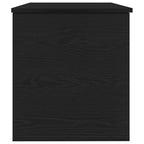 Storage Box Black oak 100 x 42 x 46 cm Engineered Wood