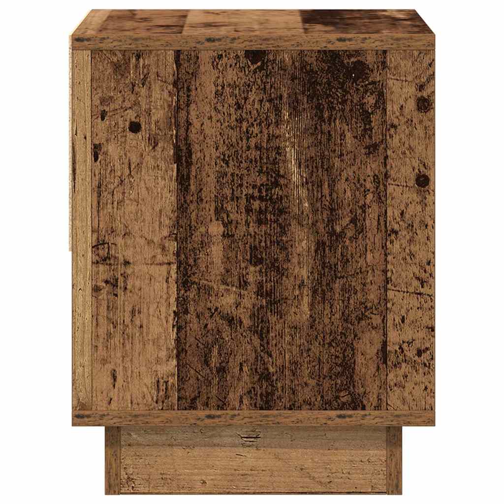 Nightstand 2 pcs Old Wood 45 x 34 x 44 cm Engineered Wood