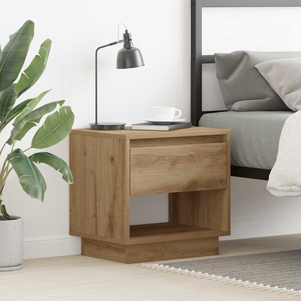 Nightstand Artisan Oak 45 x 34 x 44 cm Engineered Wood
