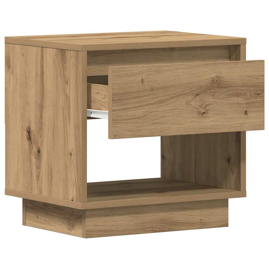 Nightstand 2 pcs Artisan Oak 45 x 34 x 44 cm Engineered Wood
