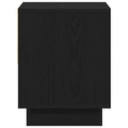 Nightstand Black Oak 45 x 34 x 44 cm Engineered Wood