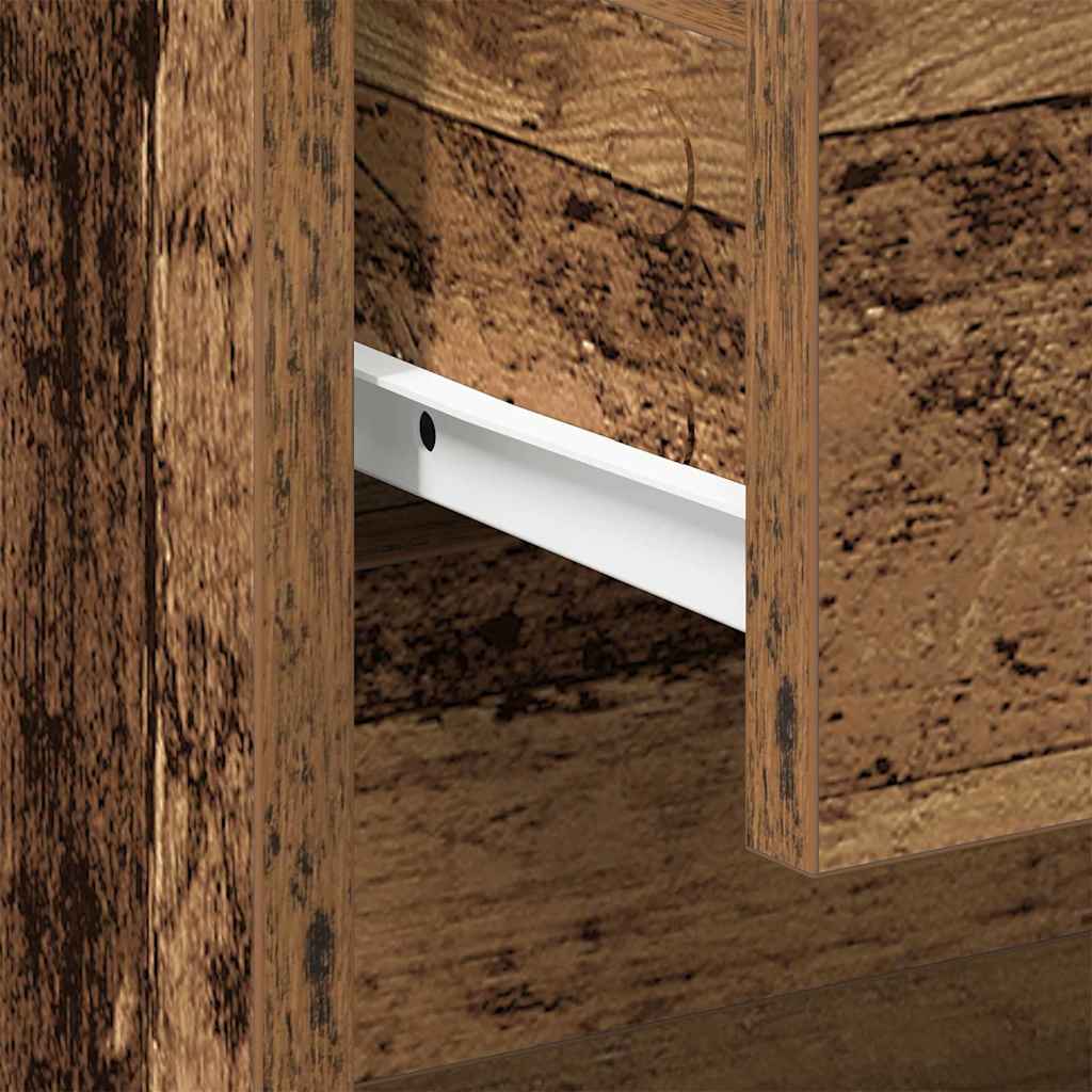 Bedside Cabinet Old Wood 45 x 34 x 44.5 cm Engineered Wood