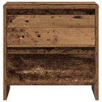 Bedside Cabinet with Drawer 2 pcs Old Wood 45 x 34 x 44.5 cm
