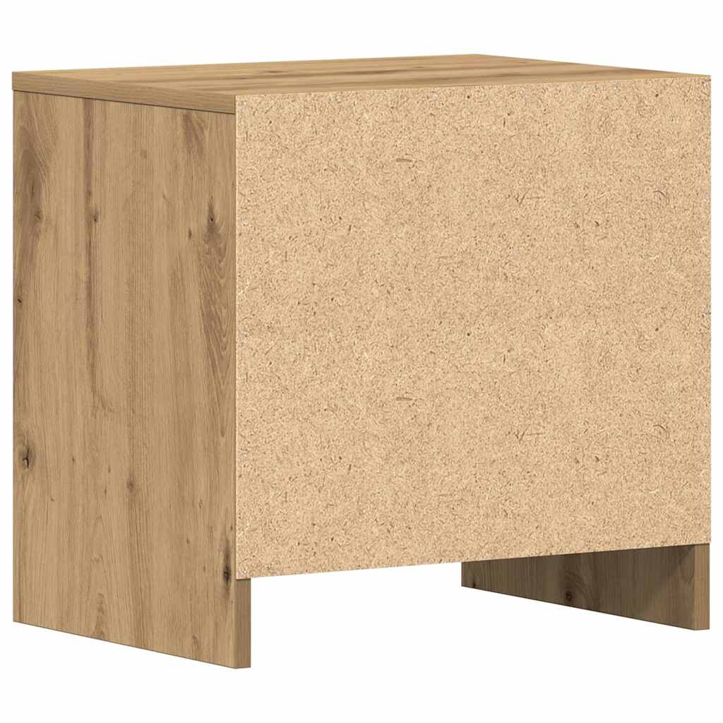 Bedside Cabinet with Drawer 2 pcs Artisan Oak 45 x 34 x 44.5 cm