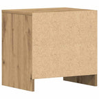 Bedside Cabinet with Drawer 2 pcs Artisan Oak 45 x 34 x 44.5 cm