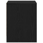 Bedside Cabinet Black Oak 45 x 34 x 44.5 cm Engineered Wood