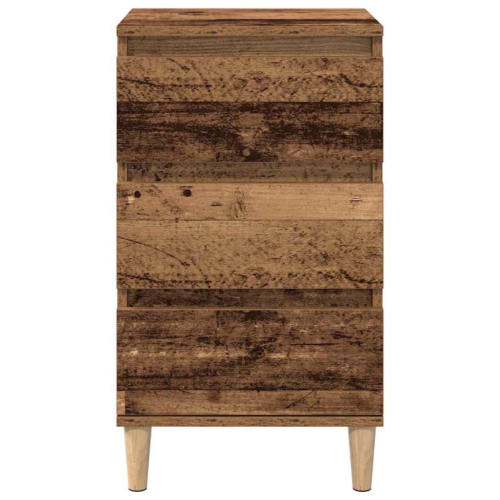 Bedside Cabinet Old Wood 40 x 35 x 70 cm Engineered Wood