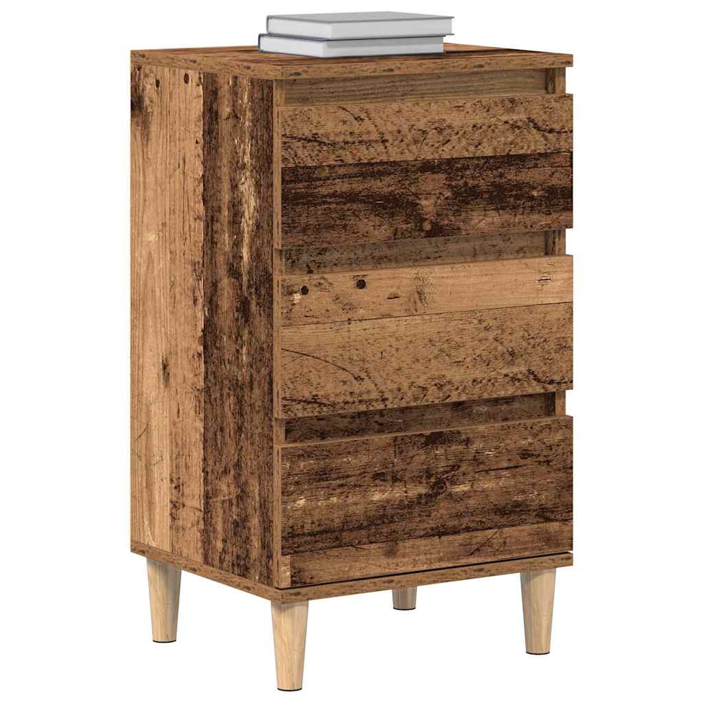 Bedside Cabinet Old Wood 40 x 35 x 70 cm Engineered Wood