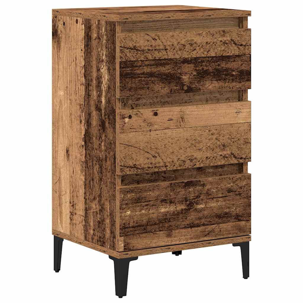 Bedside Cabinet Old Wood 45 x 35 x 44 cm Engineered Wood
