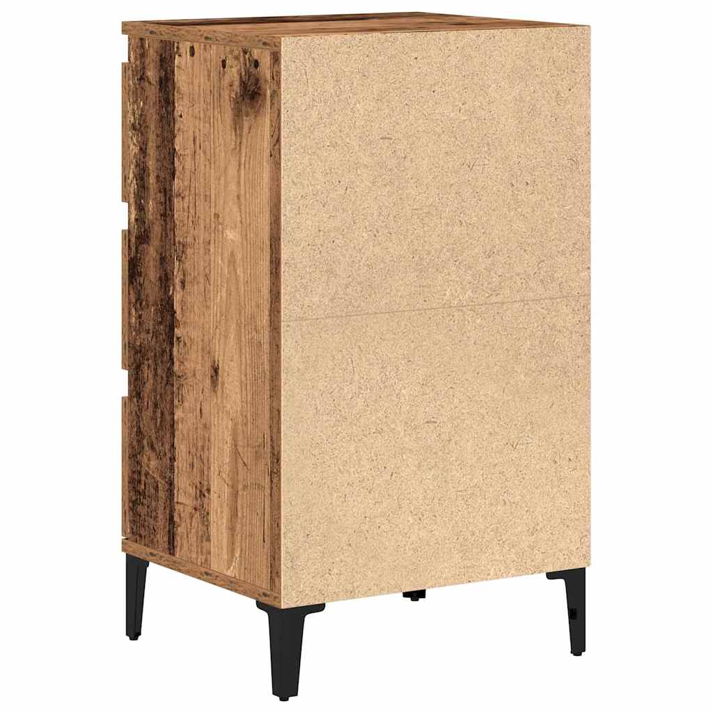 Bedside Cabinet Old Wood 45 x 35 x 44 cm Engineered Wood