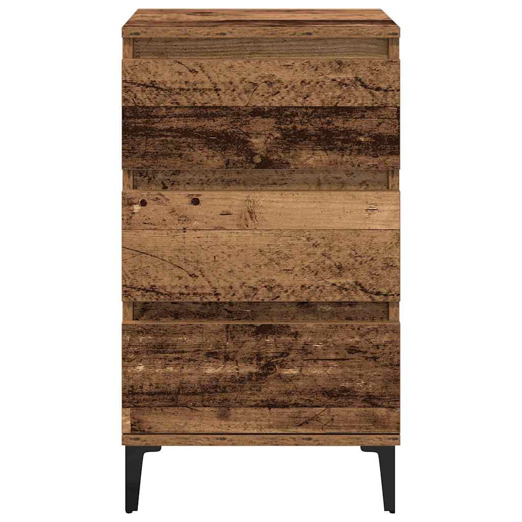 Bedside Cabinet Old Wood 45 x 35 x 44 cm Engineered Wood