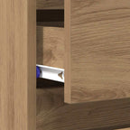 Bedside Cabinet Artisan Oak 45 x 35 x 44 cm Engineered Wood