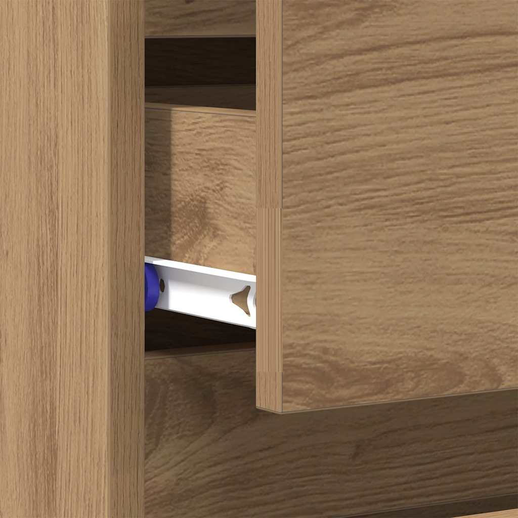 Bedside Cabinet Artisan Oak 45 x 35 x 44 cm Engineered Wood