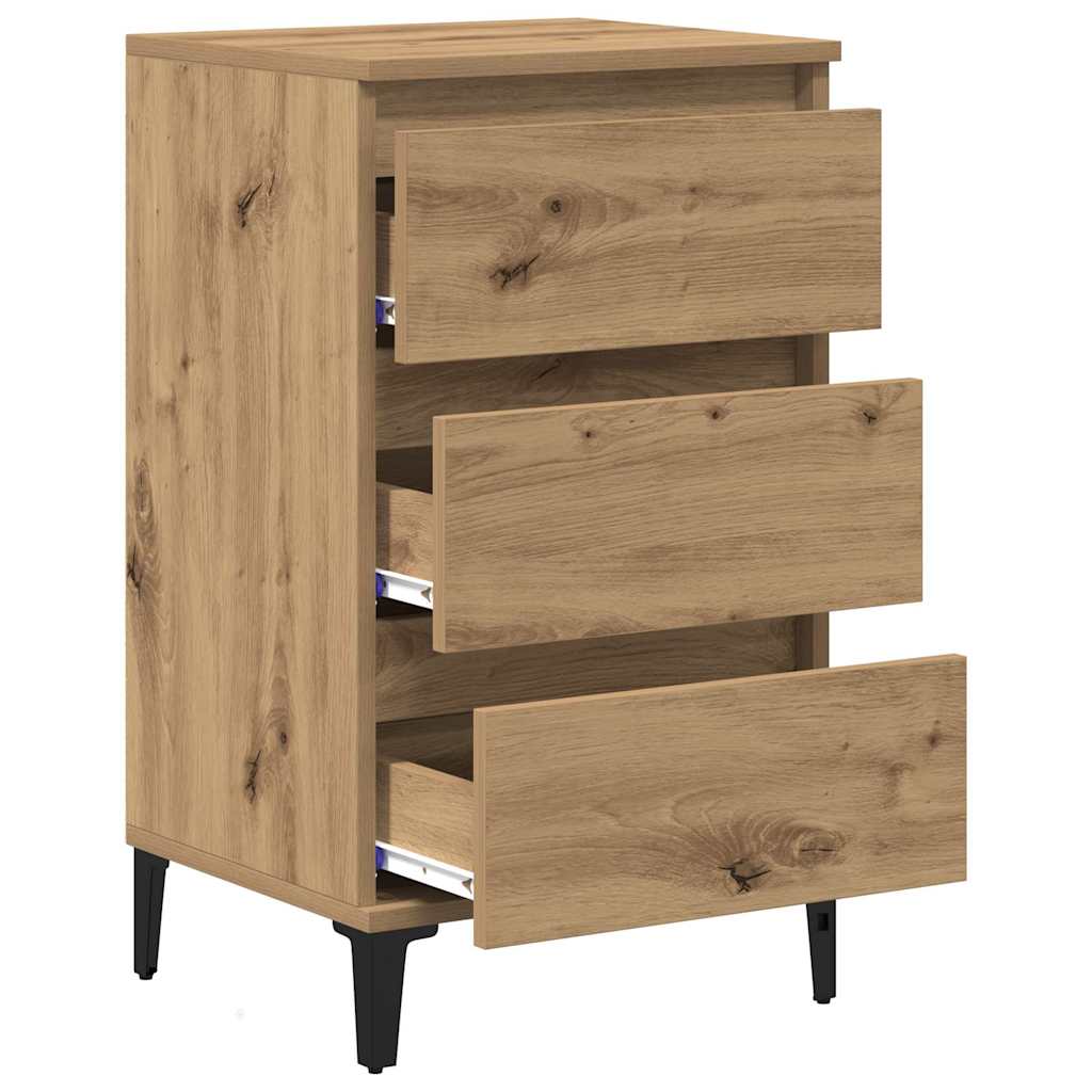 Bedside Cabinet Artisan Oak 45 x 35 x 44 cm Engineered Wood