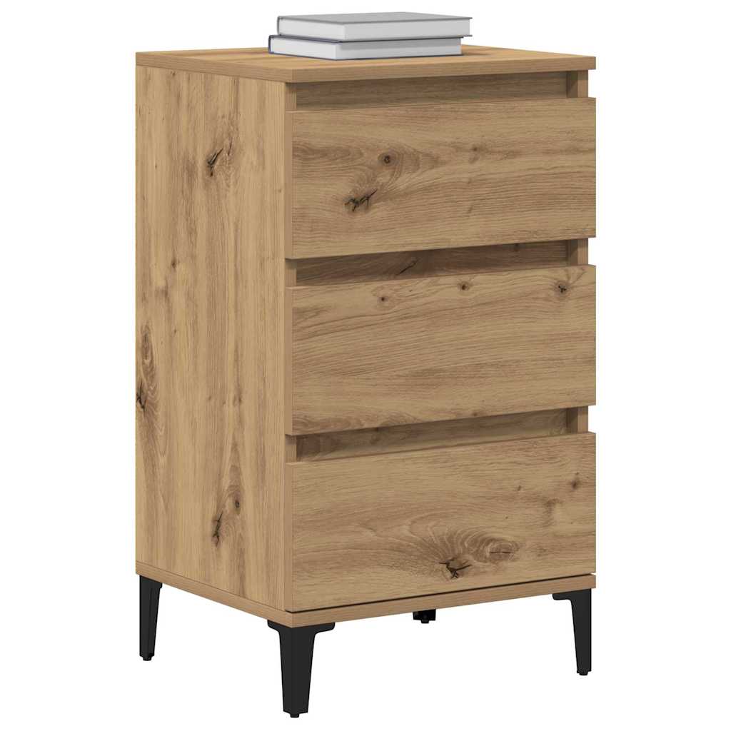 Bedside Cabinet Artisan Oak 45 x 35 x 44 cm Engineered Wood