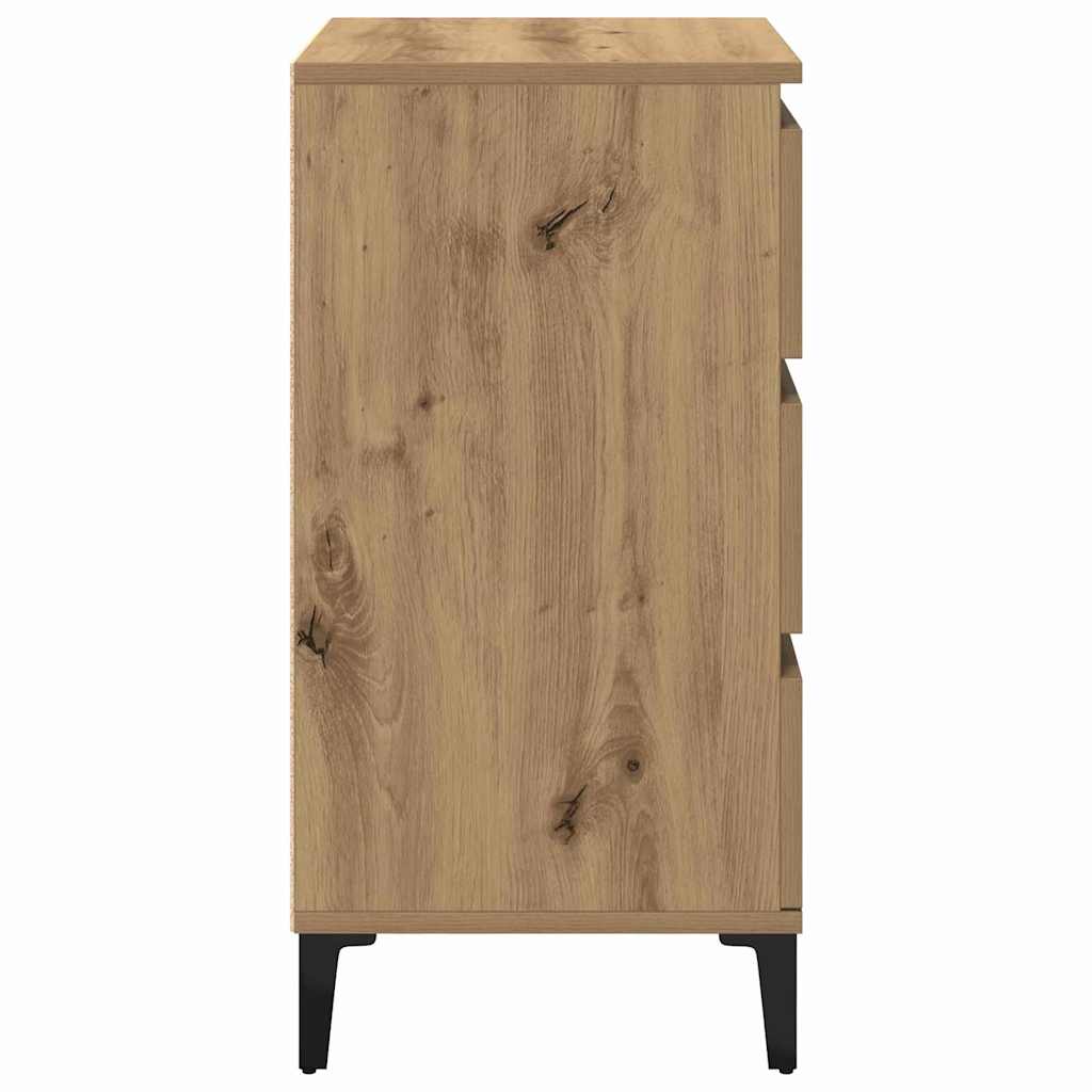 Bedside Cabinet Artisan Oak 45 x 35 x 44 cm Engineered Wood