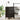Bedside Cabinet Black Oak 40 x 35 x 70 cm Engineered wood