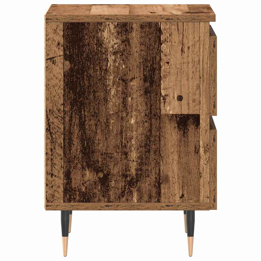 Bedside Cabinet Old Wood 40 x 35 x 50 cm Engineered Wood