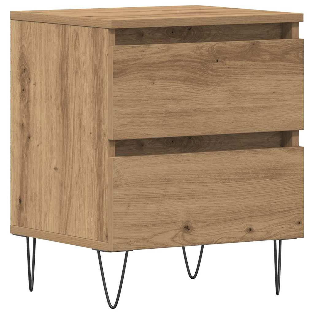 Bedside Cabinet Artisan oak 40 x 35 x 50 cm Engineered wood