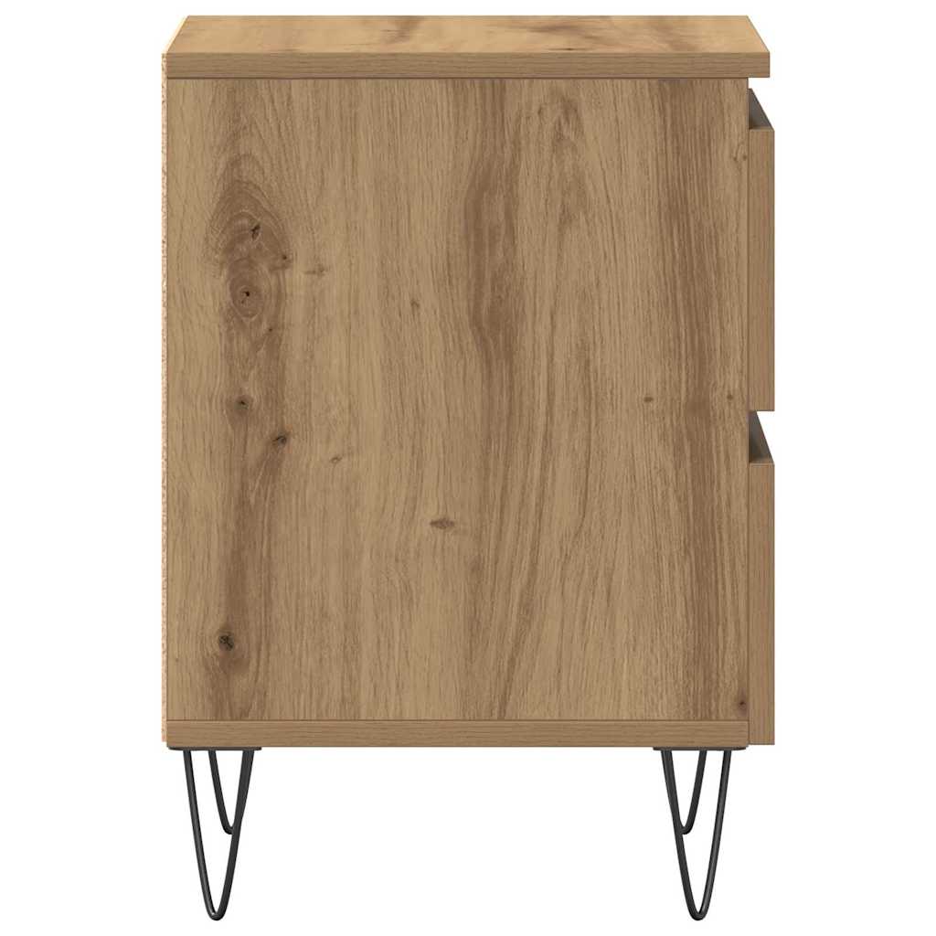 Bedside Cabinet Artisan oak 40 x 35 x 50 cm Engineered wood