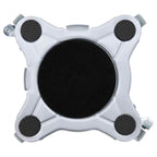 Furniture Rollers 4 pcs with Lifter 15.5x15.5x5.5 cm Steel 1000 kg