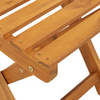 Garden Chair Folding 6 pcs Oil Natural 40 x 42 x 85 cm