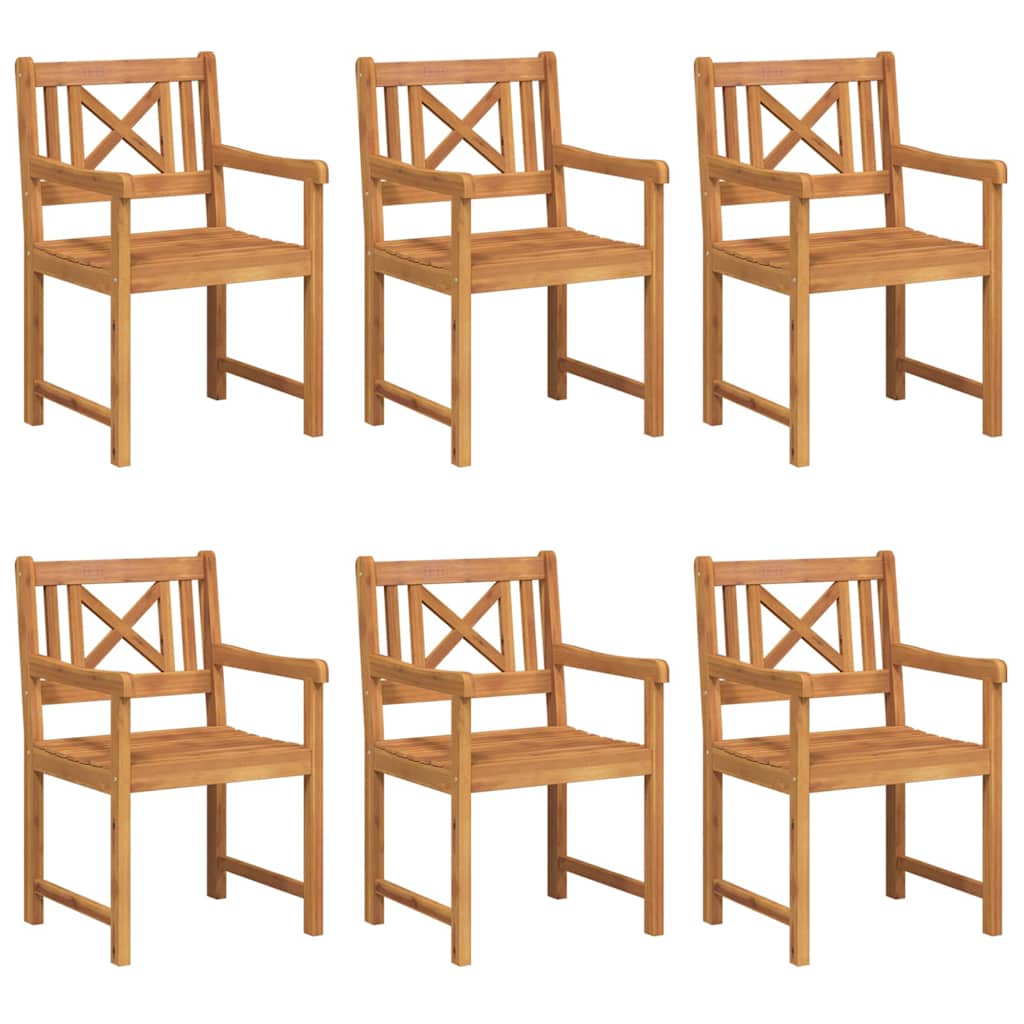 Garden Chair 6 pcs 56 x 56 x 90 cm Solid Acacia Wood