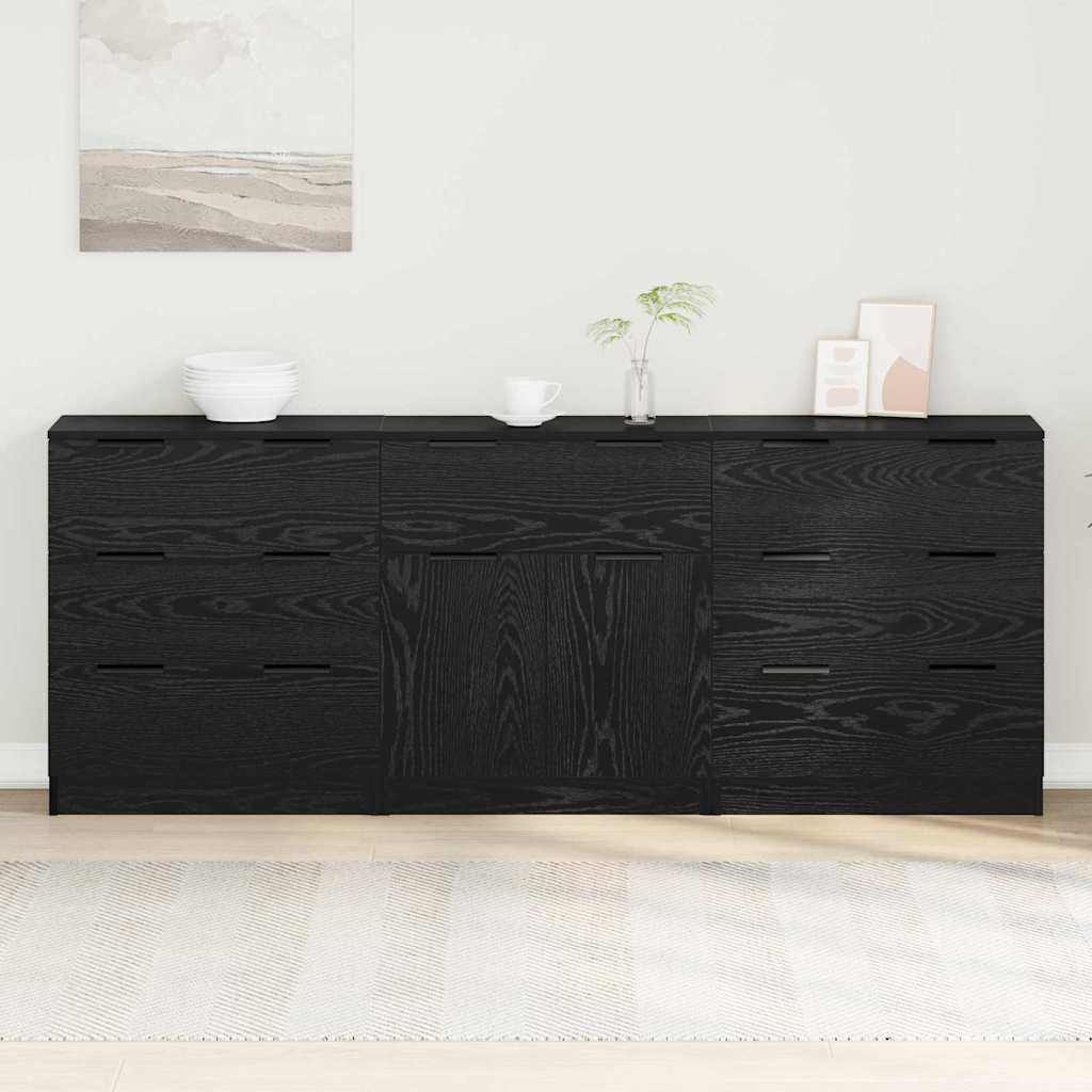 3 Piece Sideboards Engineered Wood