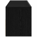 Bedside Cabinet Black Oak 60 x 35 x 40 cm Engineered Wood
