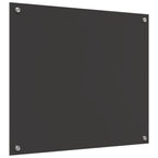 Kitchen Backsplash Dark grey 70 x 60 x 0.6 cm Tempered Glass