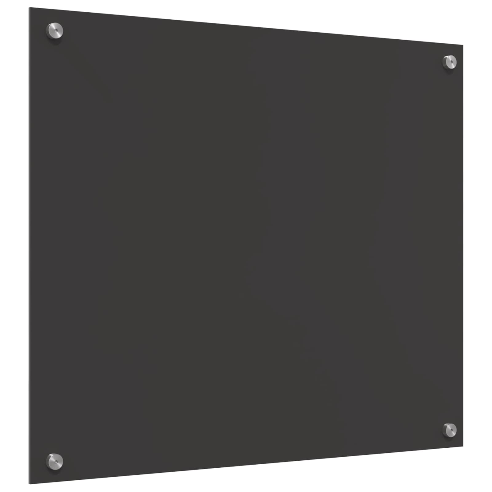 Kitchen Backsplash Dark grey 70 x 60 x 0.6 cm Tempered Glass