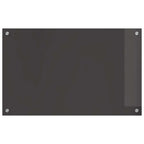 Kitchen Backsplash Dark grey 80 x 50 x 0.6 cm Tempered Glass