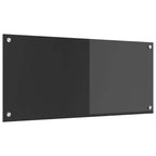 Kitchen Backsplash Dark grey 90 x 40 x 0.6 cm Tempered Glass
