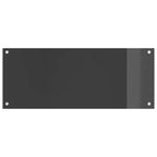 Kitchen Backsplash Dark grey 100 x 40 x 0.6 cm Tempered Glass