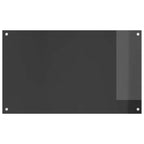 Kitchen Backsplash Dark grey 100 x 60 x 0.6 cm Tempered Glass