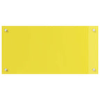 Kitchen Backsplash Yellow 80 x 40 x 0.6 cm Tempered Glass
