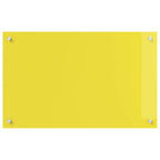 Kitchen Backsplash Yellow 80 x 50 x 0.6 cm Tempered Glass