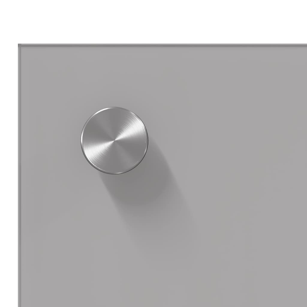 Kitchen Backsplash Light grey 110 x 50 x 0.6 cm Tempered Glass